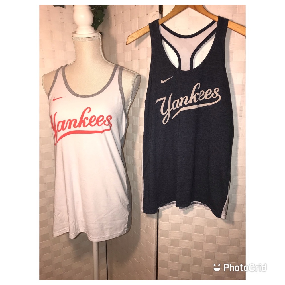 Two Women Yankee Shirts